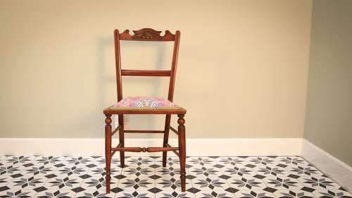 Vintage Bedroom / Bathroom Chair