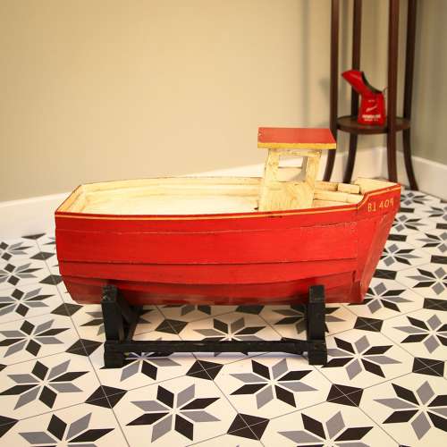 Scratch Build Home Made Tug Boat - Red and White
