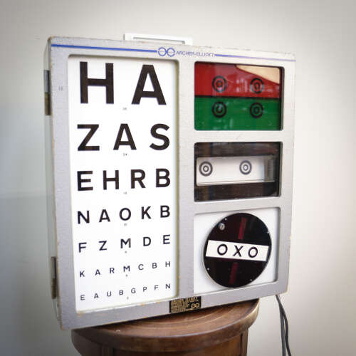 Opticians Testing Light by Archer and Elliott of Birmingham.
