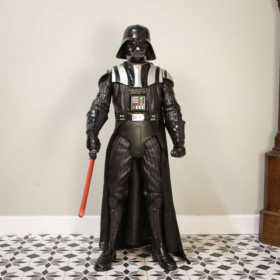Darth Vader Star Wars Action Figure with Light Sabir and Darth Vader Quotes