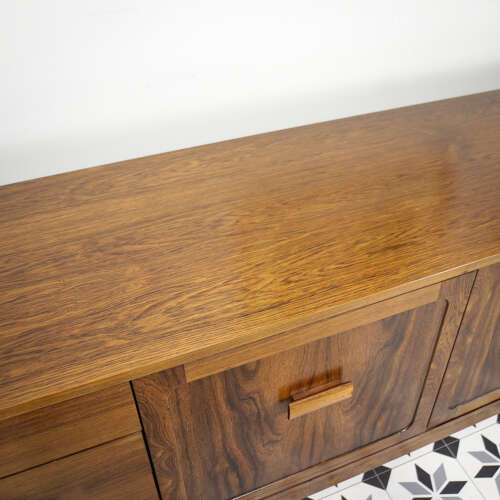 Rosewood Sideboard 1960s Mid Century with Cocktail Drinks Cabinet