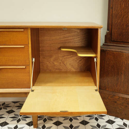 Jentique Sideboard Mid Century Teak Drinks Cabinet Retro Vintage 1960s
