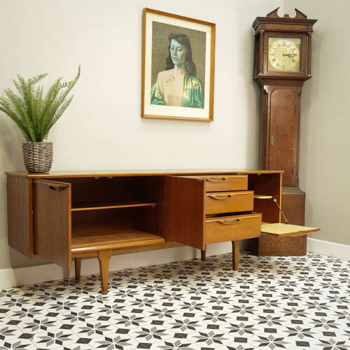 Jentique Sideboard Mid Century Teak Drinks Cabinet Retro Vintage 1960s