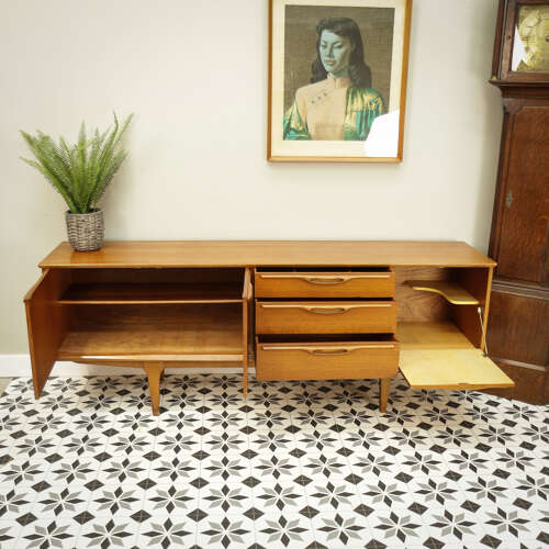 Jentique Sideboard Mid Century Teak Drinks Cabinet Retro Vintage 1960s