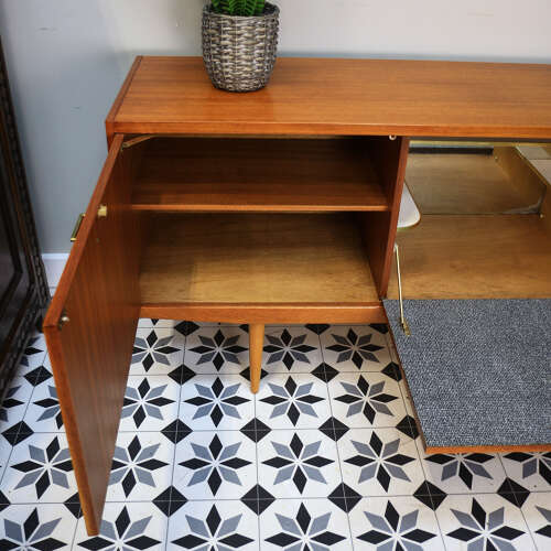 Wrighton Teak Sideboard with Drinks Cabinet Mid Century Retro 1960s