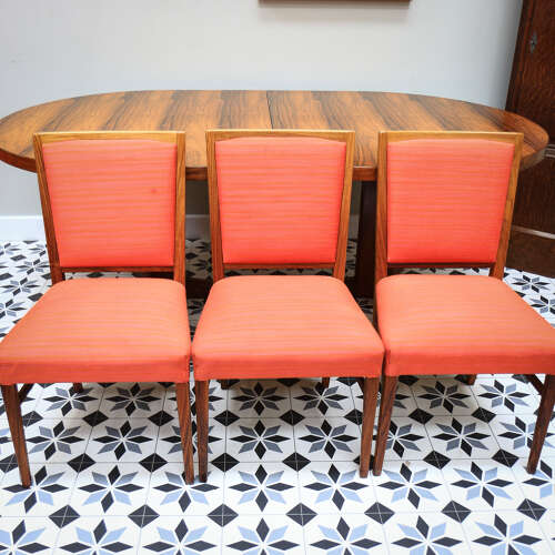 Gordon Russell Dining Table and 8 Chairs Marwood Room Rose Wood Number 1 of 200