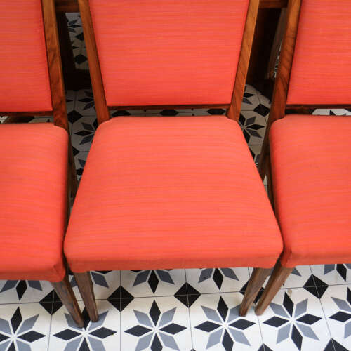 Gordon Russell Dining Table and 8 Chairs Marwood Room Rose Wood Number 1 of 200