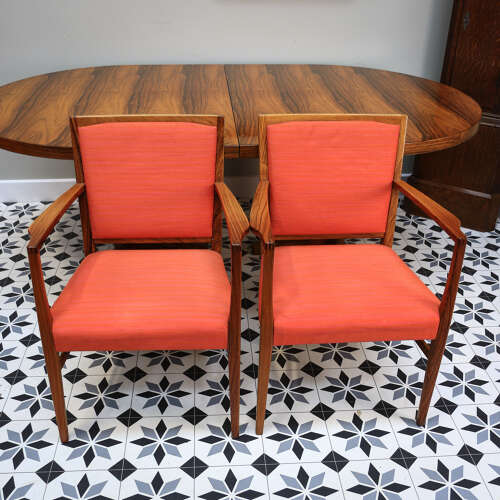 Gordon Russell Dining Table and 8 Chairs Marwood Room Rose Wood Number 1 of 200