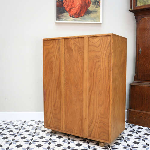 Ercol Windsor Blonde Drinks Cocktail Cabinet Bureau in Elm Model 469