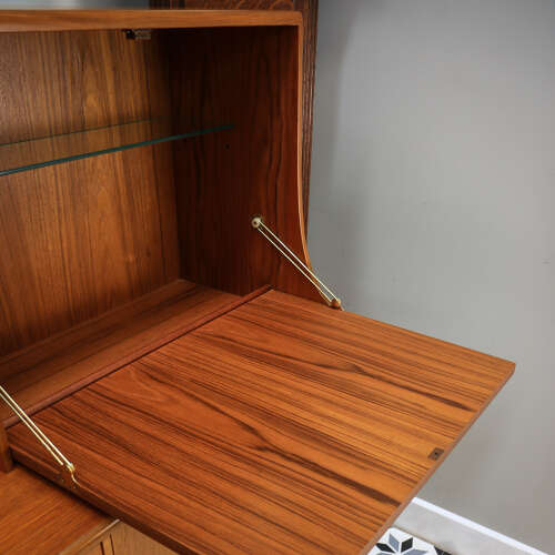 G Plan Fresco Sideboard Highboard in Teak 1975 with Drinks Cabinet