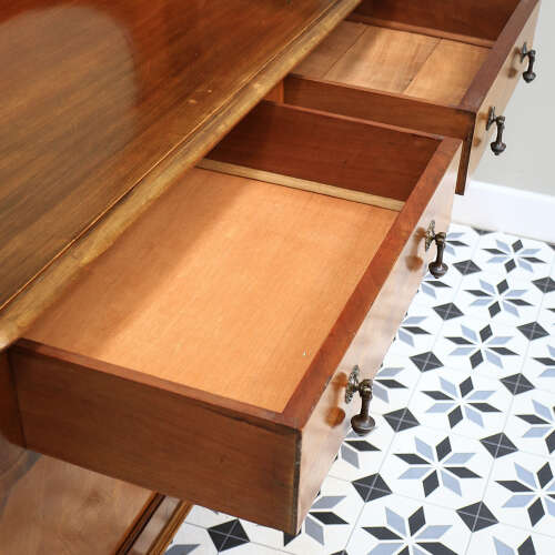 Edwardian Mirror Back Sideboard in Mahogany with Cabriole Legs