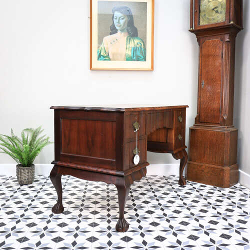 Rare Dutch Colonial Desk Dressing Table South African Stink Wood