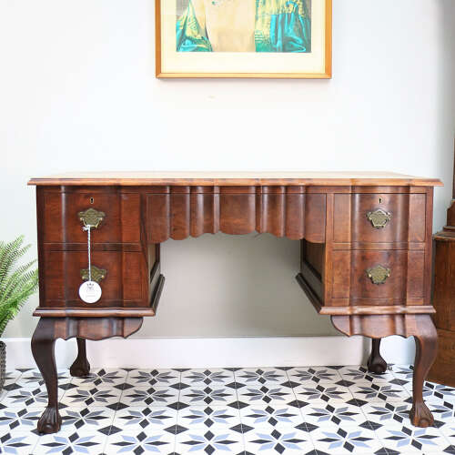 Rare Dutch Colonial Desk Dressing Table South African Stink Wood