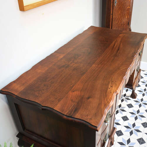 Rare Dutch Colonial Desk Dressing Table South African Stink Wood