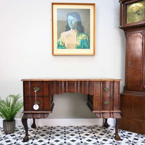 Rare Dutch Colonial Desk Dressing Table South African Stink Wood
