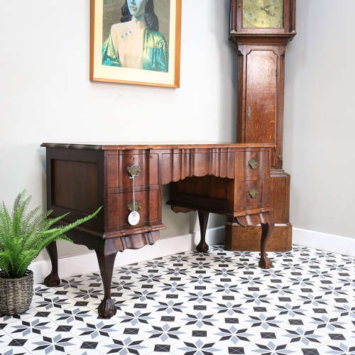 Rare Dutch Colonial Desk Dressing Table South African Stink Wood