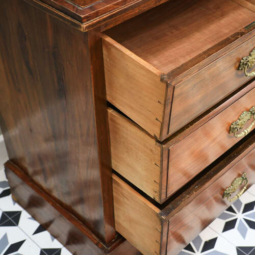 Antique Dressing Table Edwardian Mahogany Triple Mirror 1910